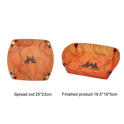Outdoor Lightweight Folding Tableware Portable Bowl Plates Coffee Filter Funnel Cup Heatproof Food-Grade Tableware Easy to Cl