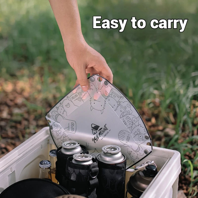 Outdoor Camping Folding Lightweight Tableware Camping Supplies Portable Foldable Bowl Plate Cup Filter Folding Tableware посу