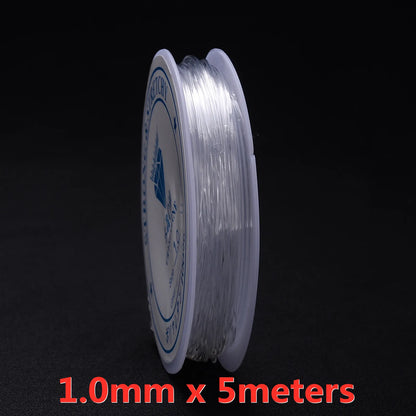 iYOE 0.5-1.5mm Elastic Cord String Transparent Elastic Thread For Jewelry Making Diy Bracelet Necklace Beaded Accessories - 1