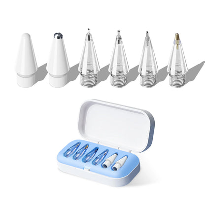 4 / 6 Pcs Replacement Pencil Tips For Apple Pencil Pro/2nd Gen/1st Gen/USB-C, Upgraded iPad Pen Tips With Storage Case