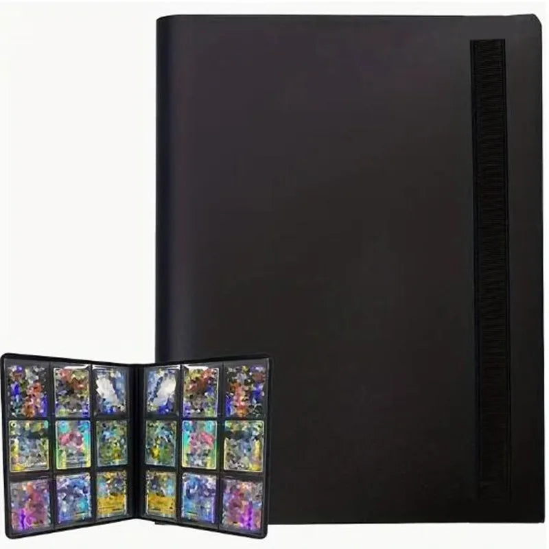 1Pc Card Binder 160/360/480 Trading Card Holder Book Durable Side Loading Card Book With Gaming Cards PP Cover Binder For Car