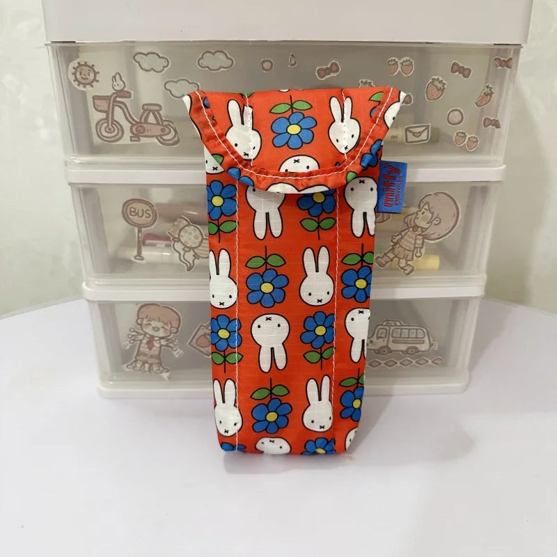 Kawaii Anime Miffy Rabbit Glasses Bag Cartoon Cute Glasses Storage Bag Cotton Inner Liner Sunglasses Sunglasses Protective Ba