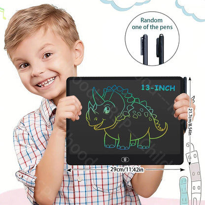 8/11/13/16 Inch LCD Drawing tablet Writing Board Kids Doodle Painting Handwriting Pad Toy for 3 4 5 6 7 8 Years Girls Boys Gi