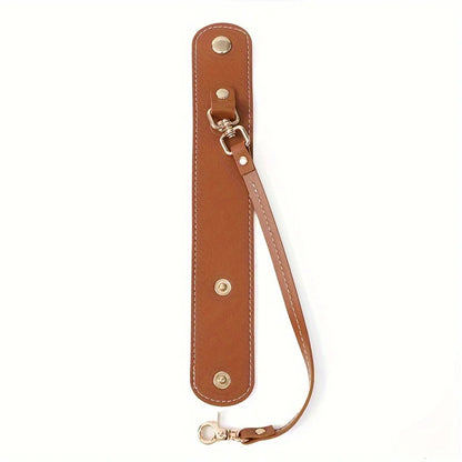 Vintage Leather Glove Holder Strap With Clasp Leather Towel Holder For Handbag Glove Strap For Hat Outdoor Camping Women - br