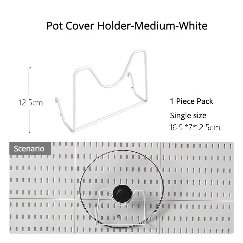 Diy Organizer Pegboard Accessories Pegboard Wall Organizer Panel Shelves For Gamer Room,bathroom,tool house,kitchen Storage R