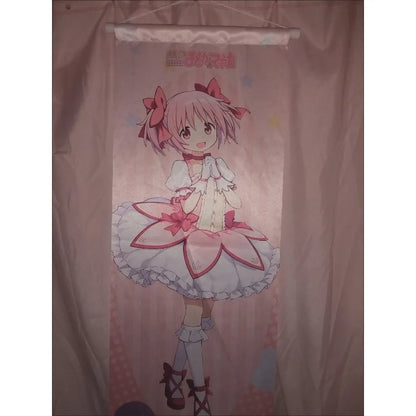 Kawaii Anime Scroll Canvas Posters and Prints Decoration Wall Hanging Painting