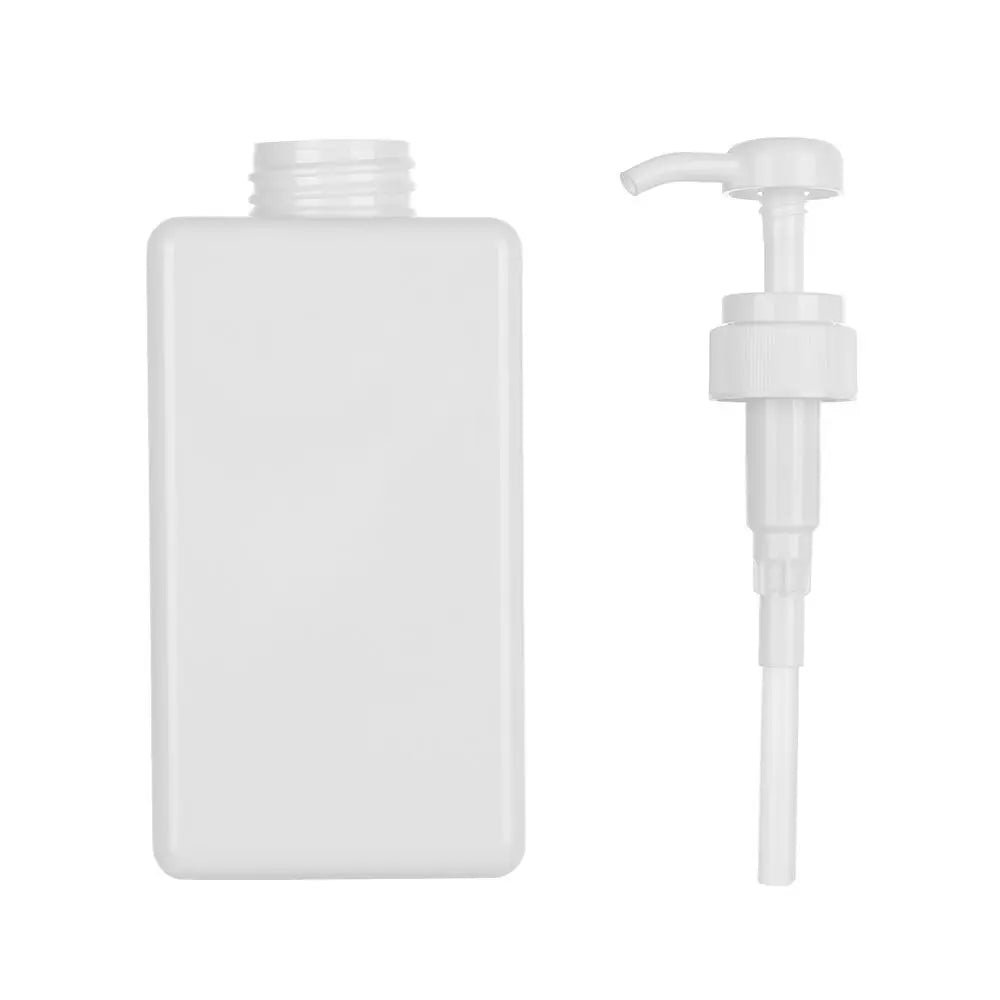 650ml Square Clear Bottle Liquid Soap Whipped Mousse Points Bottling Shampoo Lotion Shower Gel Pump Bottlesnding Soap Dispens