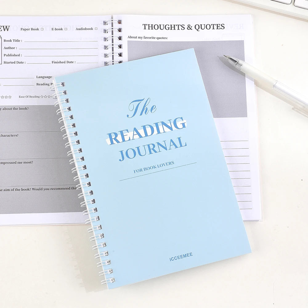 112 Pages Reading Log Journal Built-in Book Review Pages Planning Design For Reading Enthusiasts Students Teachers