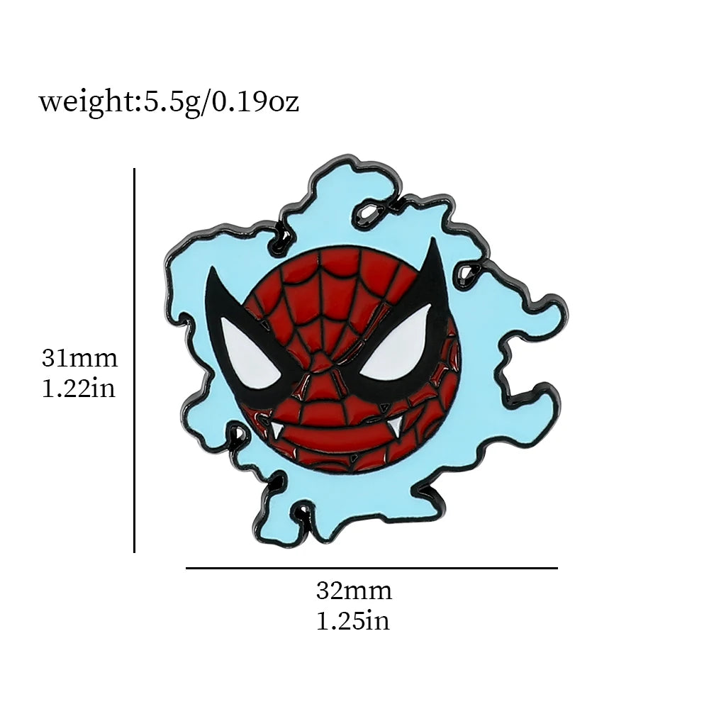 Gengar Cartoon Brooches Anime Enamel Lapel Pins for Backpack Accessories Fans Collection Brooches Jewelry Gift - Gastly