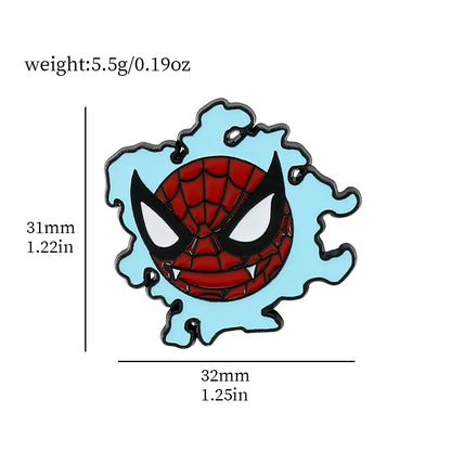 Gengar Cartoon Brooches Anime Enamel Lapel Pins for Backpack Accessories Fans Collection Brooches Jewelry Gift - Gastly