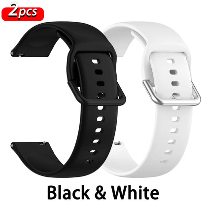 Strap For Amazfit GTS 2/4/3/GTS 2/4 Mini/GTR 4/2/2e 20mm/22mm Watch Silicone Sport Bracelet Amazfit bip 6 5 3/u pro Series ba