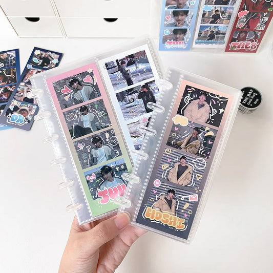 Clear Photo Booth Frames - Photo Booth Album For 2X6 Inch Photo Strips Wedding Album 2 X 6 Bookmark Holder 20 Pages Photos
