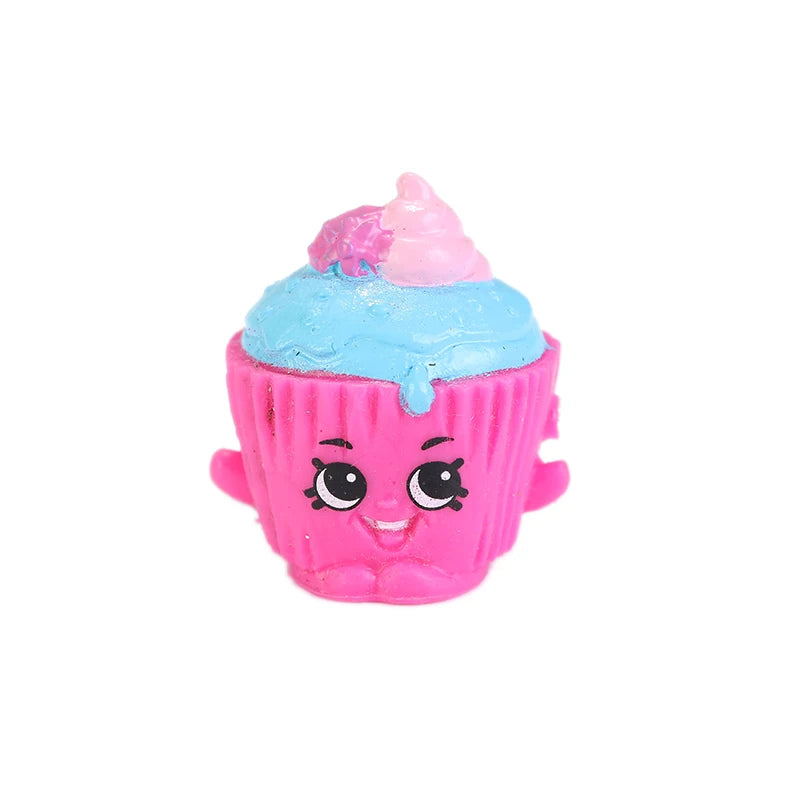 No Repeat 5/10pcs Shopping Season With Miniature Furniture Fruit Vegetable Dolls Pretend Play Action Figures Toys