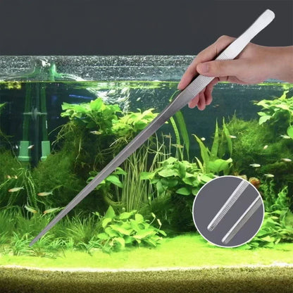 Stainless Steel Fish Tank Plants Tools Aquarium Cleaning Tools Scissors Tweezers Wave Scissors Pet Aquarium Supplies Accessor