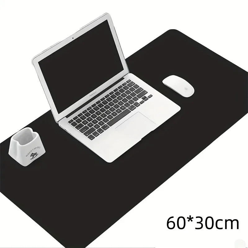 1 Pcs Large Size 600*300mm Office Desk Protector Mat PU Leather Waterproof Mouse Pad Desktop Keyboard Desk Pad Gaming Mousepa