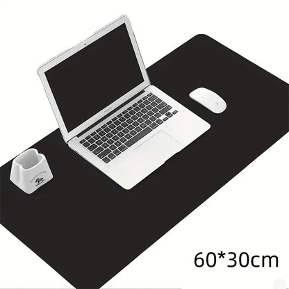 1 Pcs Large Size 600*300mm Office Desk Protector Mat PU Leather Waterproof Mouse Pad Desktop Keyboard Desk Pad Gaming Mousepa