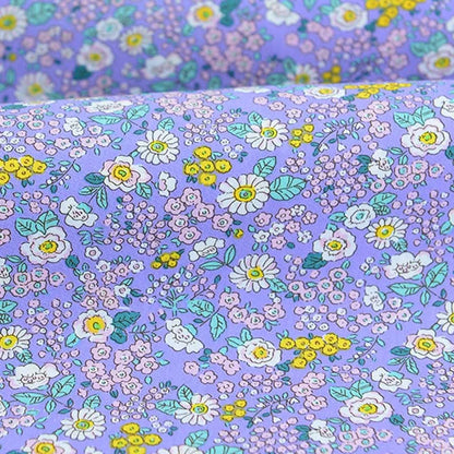 Floral Fabric Flower Cotton Printed Poplin Quilting Clothes Patchwork Muslin Sewing Accessories - J033