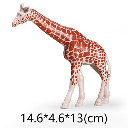 NEW Wild Animal Zoo Tiger Kangaroo Elephant Snake Bear Deer Koala Squirrel Model Figurine Collecta Toy Figures Gift for Child