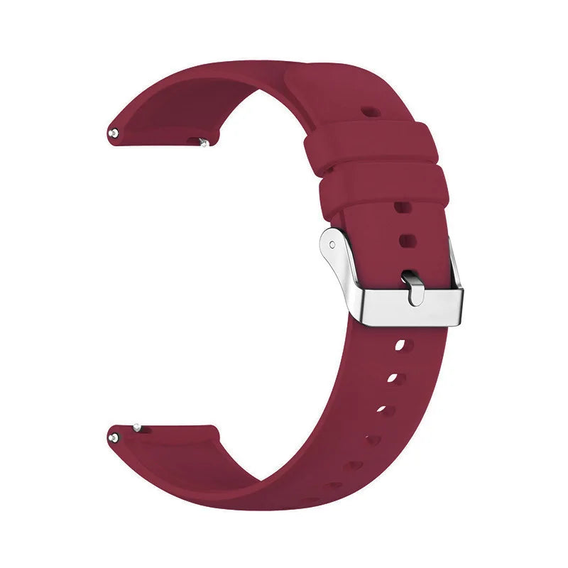 Universal Watch Straps 22mm 20mm Quick Release Silicone Band Soft Rubber Wristband for Huawei Samsung Xiaomi Amazfit Smartwat