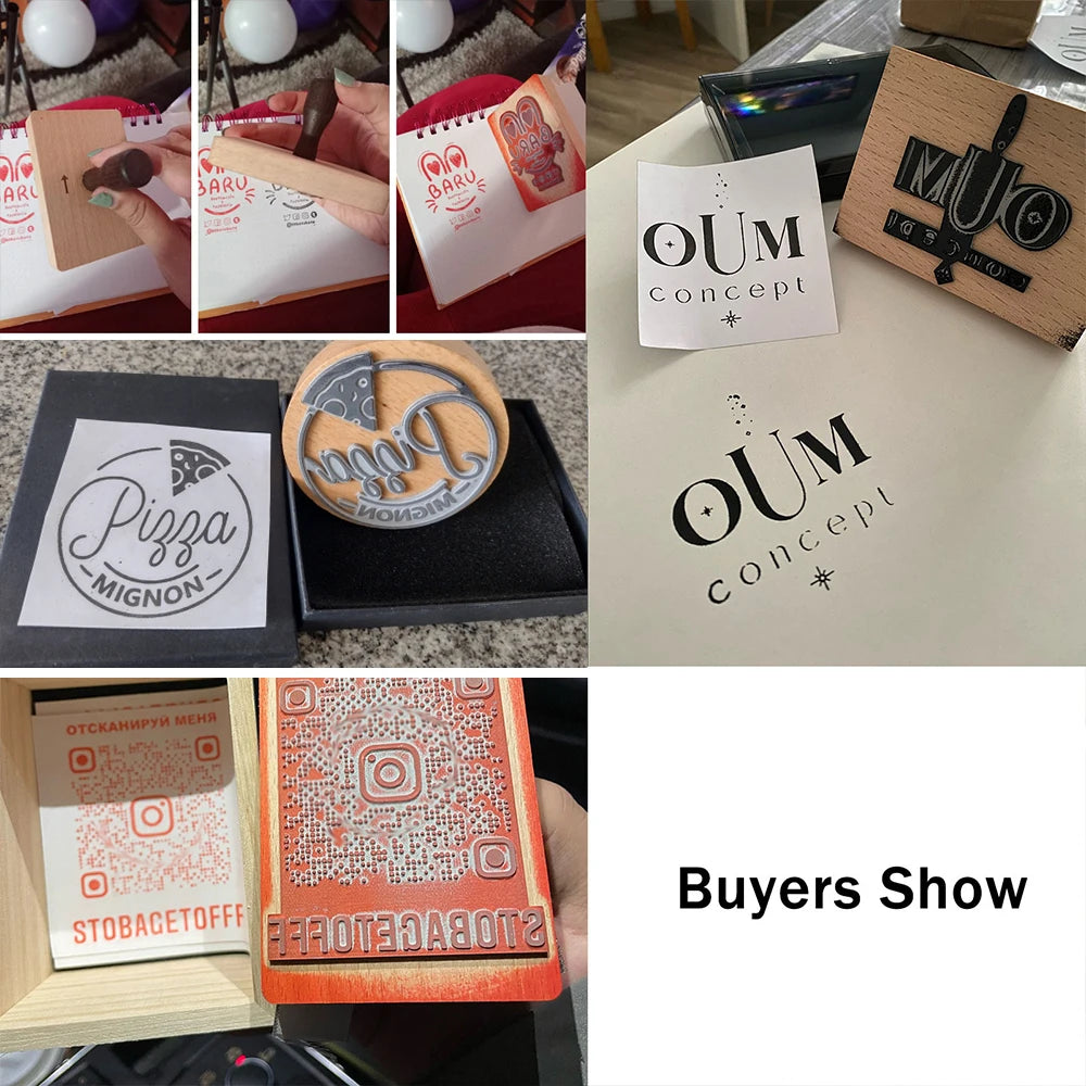 Personalized Stamp Custom Wooden Stamp Weddding Seal Stamp Logo For Invitation Stationery Custom Name Business Wedding Brandi