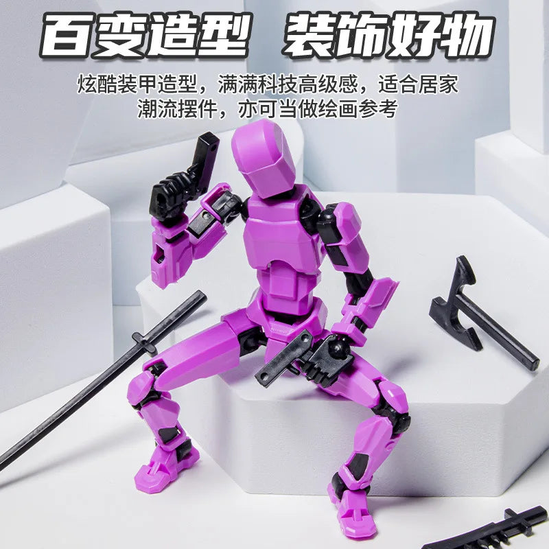3D Printed Mannequin Action Figures Toys Dummy 13 Shapeshift Robot Multi-Jointed Movable Kids Adults Parent-children Games Gi