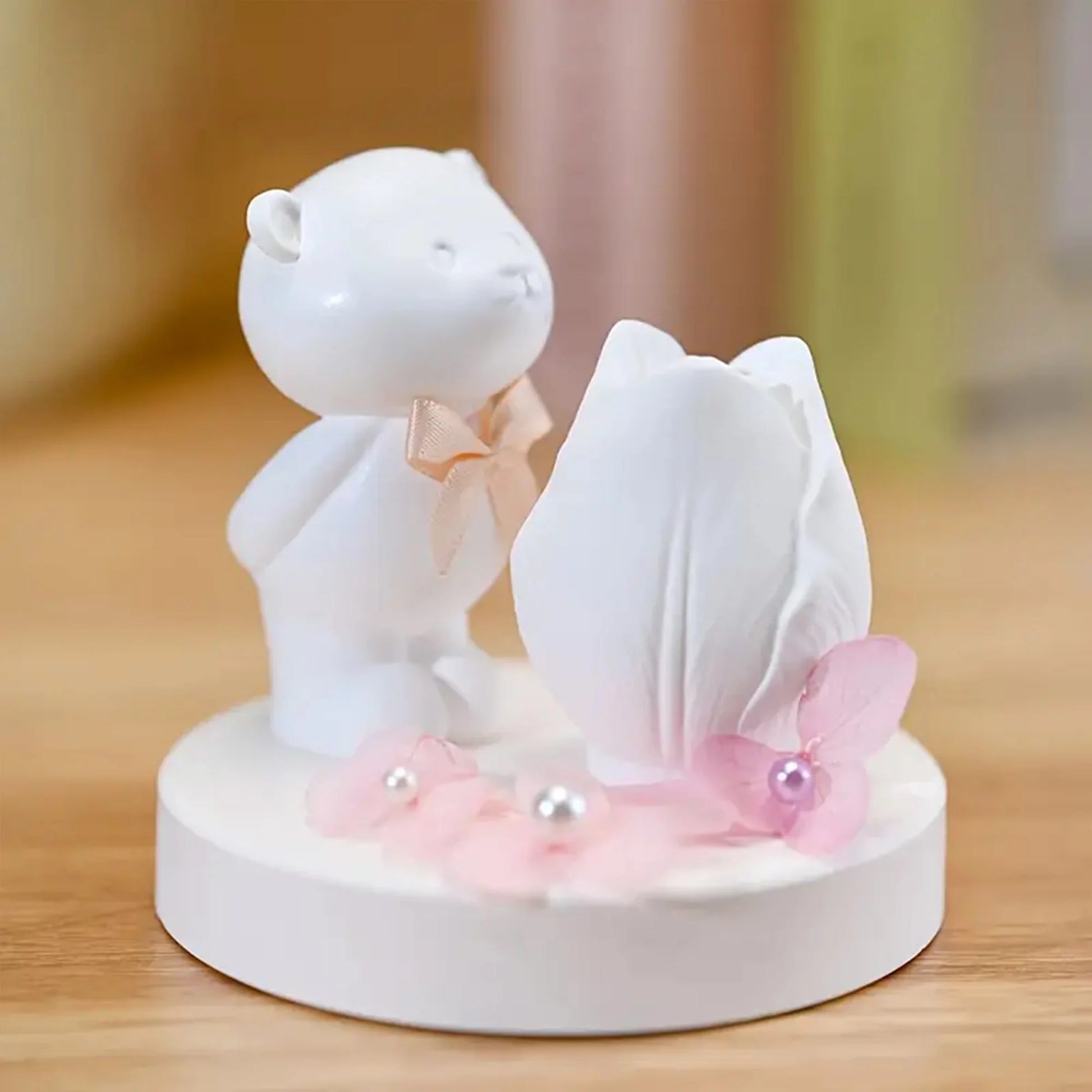 Adorable Bear Silicone Mold - DIY Cute Bear Perfect for Candle Making, Plaster Crafts and Home Decoration Gifts