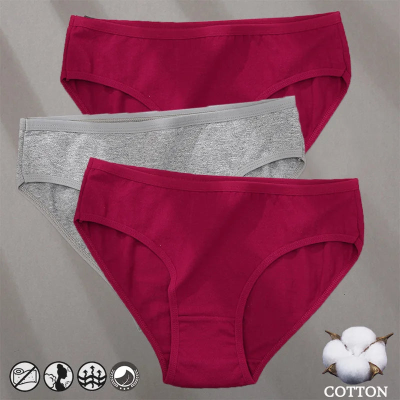 Cotton Panties Jacquard Design Pattern Women Panties Underwear Sexy Female Lingerie Briefs Solid Color Intimate Pantys for Wo