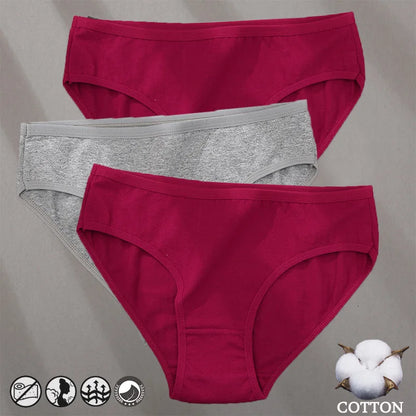 Cotton Panties Jacquard Design Pattern Women Panties Underwear Sexy Female Lingerie Briefs Solid Color Intimate Pantys for Wo