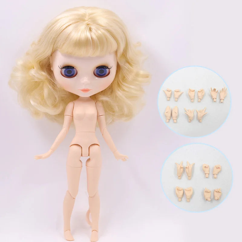 ICY DBS Blyth Doll White Skin Joint Body 1/6 BJD Special Price OB24 Toy Gift - doll hand ab M