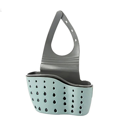 Kitchen Sink Holder Hanging Drain Basket Adjustable Soap Sponge Shelf Organizer Bathroom Faucet Holder Rack Kitchen Accessori