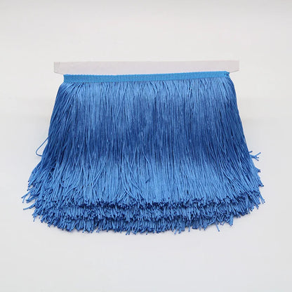 Lace Ribbon, 10 Yards Tassel Trim for Dress Trimming, Do It Yourself Crafts & Scrapbooking - SKY BLUE / 10 yards
