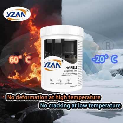 450g Polyurethane Waterproof Coating Invisible Paste Sealant Glue with Brush Adhesive Repair Nano Glue for Home Roof Bathroom