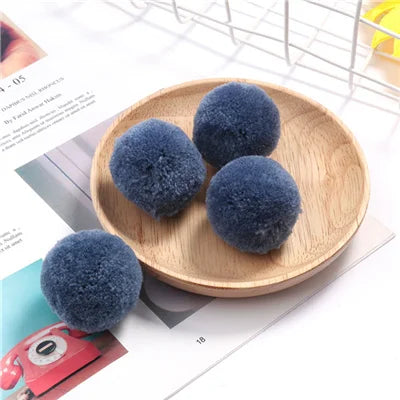 Multi Size Pom Piel 15mm/20mm/25mm/30mm/40mm Soft Pompones Fluffy Plush Crafts DIY Pom Pom Bal Wedding Sewing Party Accessori