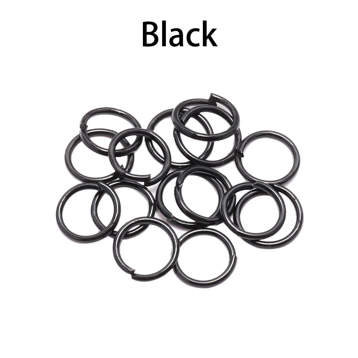 50-200pcs/lot 3-20 mm Jump Rings Split Rings Connectors For Diy Jewelry Finding Making Accessories Supplies