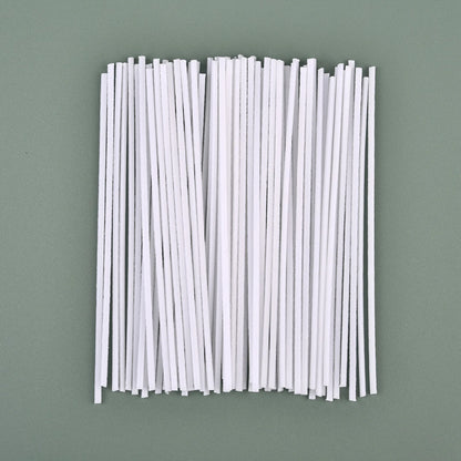 50/100Pcs Candle Wicks Waxed Cotton Set Smokeless Wax Core DIY Soy Wax Core Wax Wicks For Candles Making Supplies - 10cm-50Pc