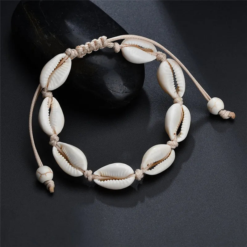 Bohemia Shaped Anklets for Women Foot Jewelry Summer Beach Barefoot Bracelet Ankle on Leg Chian Ankle Strap Accessories