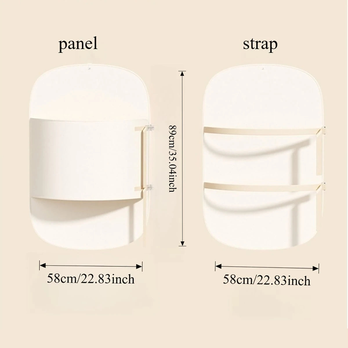 Fabric Panel Board Compressing Clothing Dust Cover Space Saver Organizer Wardrobe Hanging Bag Coat Down Jackets Pants Shirts