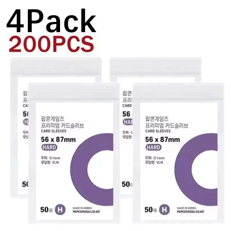 Card Film Protective Film Transparent Card Holder CPP Album Binder Suitable for Camera Storage Album Protection - 200Pcs - 56