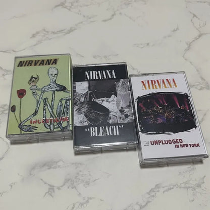 Complete Album Collection Cassette Tape Alternative Rock Vintage Analog Audio Collectible for Fans Home Art Decor