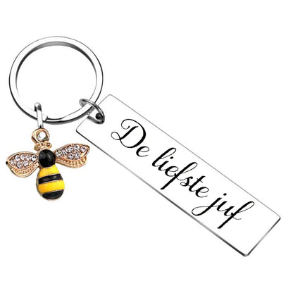 Dutch liefste juf Teacher Gifts for Women Teacher Keychain Teacher Appreciation Gifts thank You Gifts for Teachers - 10