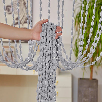 1PC Lantern Tassel Cord Curtains Polyester Door Beaded Curtains Wedding Salon Window Line Curtains Decoration For Room Divide
