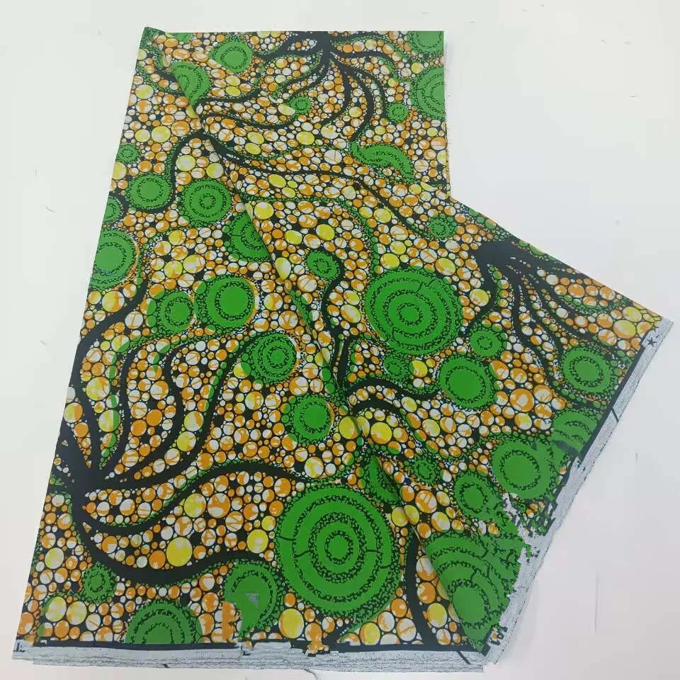 African Ankara prints batik patchwork fabric real wax African sewing material 100% cotton tissu for dress crafts - as picture