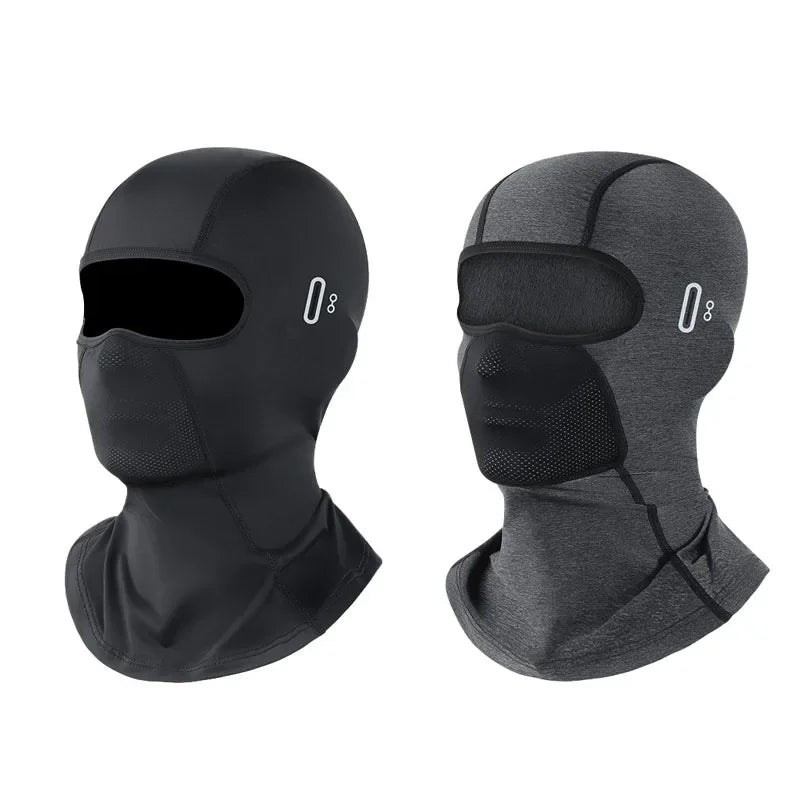 Motorcycle Balaclava Summer UV Protection Glasses Face Breathable Hole Men Women Quick-Drying Motorcyclist Winter Warm Ski Ma