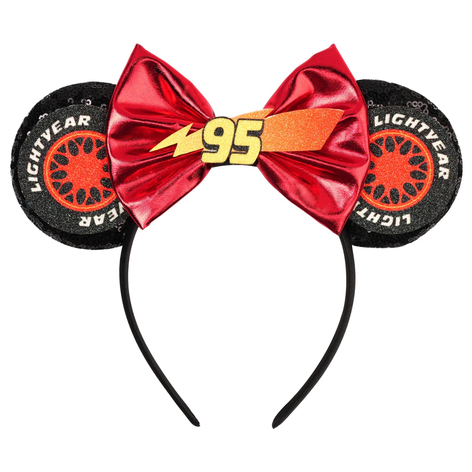 New Christmas Halloween Mouse Ears Headband Cartoon Sequin Bows Headband Birthday Party Princess Cosplay Costume For Women Ad
