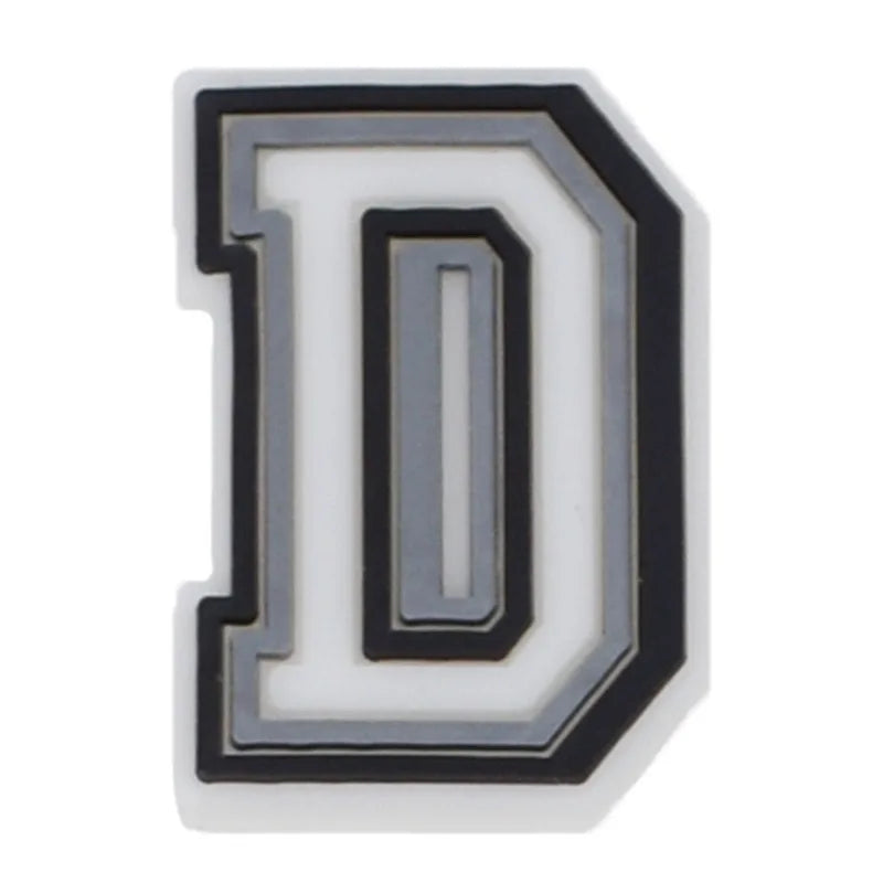 1 Piece Shoe Charms Accessories Pvc Shoe Decorations Letter 26 Options To Choose From Alphabet Ornament Pins Party Gift - 561