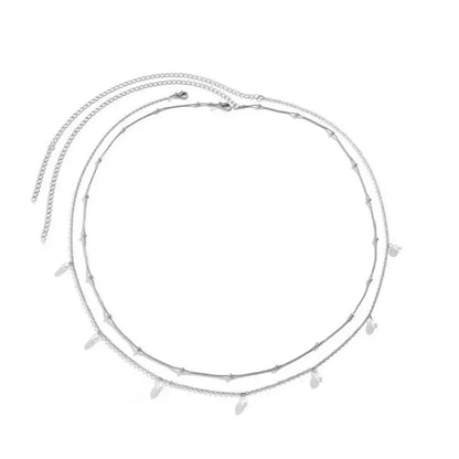 New Fashion Sexy Double Layer Pearl Chain for Women Waist Bead Belly Chain Belly Belt Summer Beach Body Jewelry Festival Gift