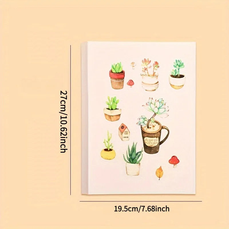100% Watercolor Paper Sealing Pad 32K 16K 20Sheets 300gsm Painting Book For Painting Supplies Student School Supplies