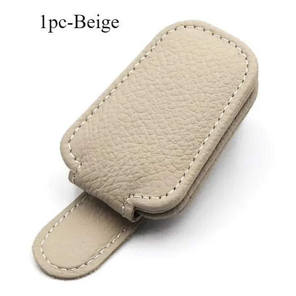 Car Sun Visor Glasses Case Holder Sunglasses Clip Ticket Card Clip Multifunction Portable Clip Auto Interior Accessories - 1p