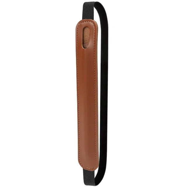 PU Leather Elastic Band Stylus Pen Sleeve Pouch for Apple Pencil Case Anti-Lost Attached Protector Bag for IPad IPencil 1 2 -