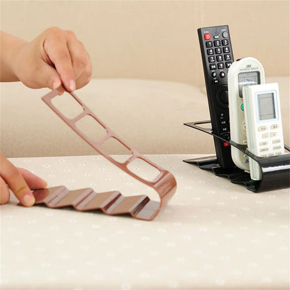 4 Section Tv Remote Control Stand Holder Home Appliance Remote Control Storage Rack Desktop Bracket For Home Living Room Offi